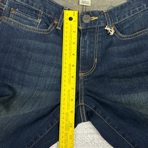 Eddie Bauer Jeans Women 2 (28x32.5) Boot Cut Curvy Through Hip Mid Rise Blue - Picture 11 of 16